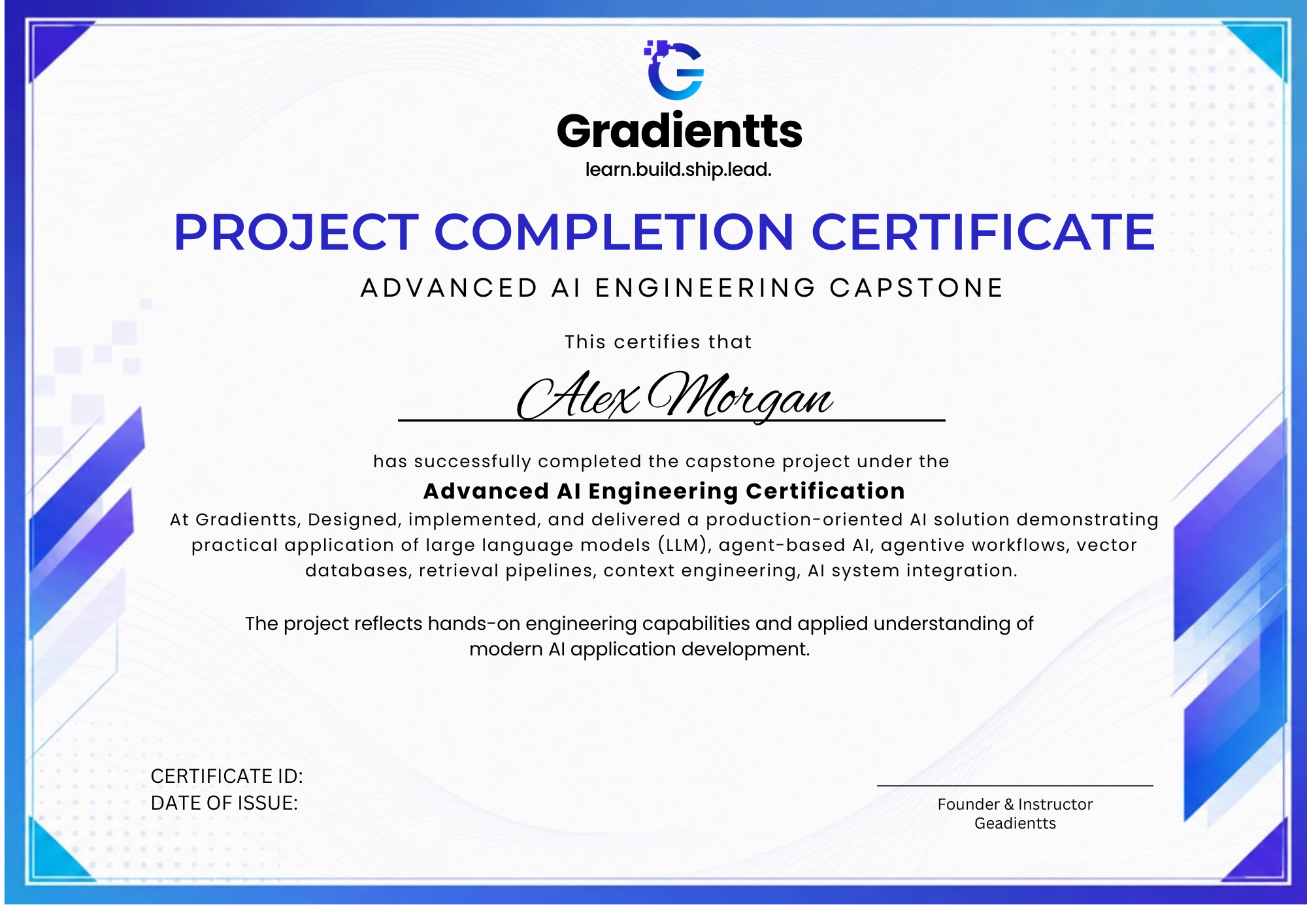Certificate 3